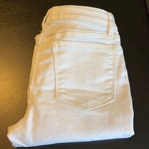 Gap kids super skinny white denim